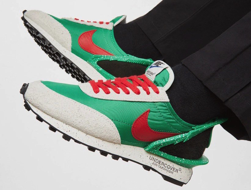 Nike Daybreak x UNDERCOVER Lucky Sneakers in Green CJ3295-300 - product image from the listing.