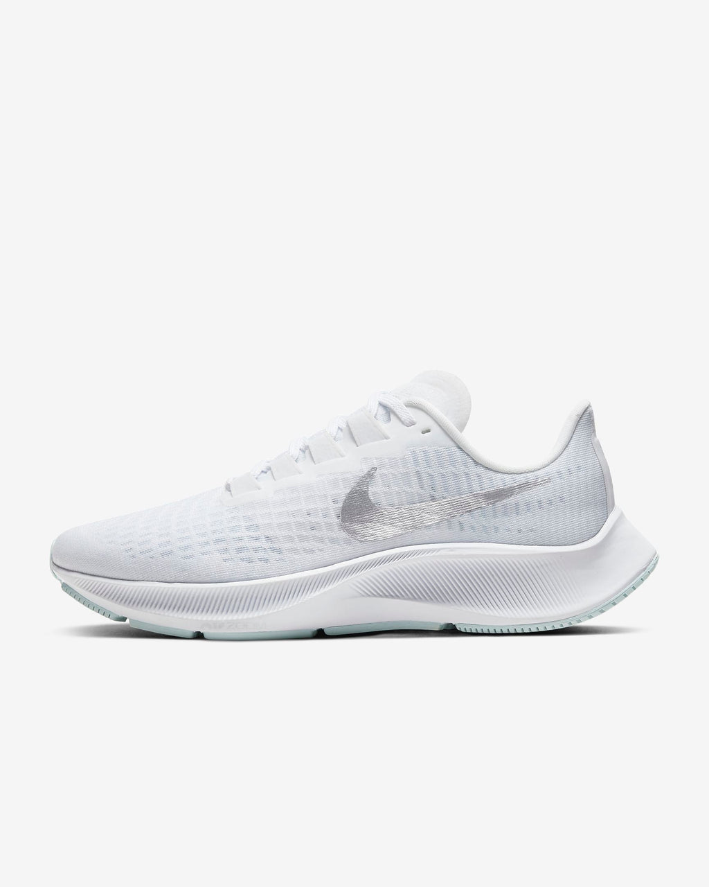 Nike Air Zoom Pegasus 37 Running Shoes in White BQ9647-101 - product image from the listing.
