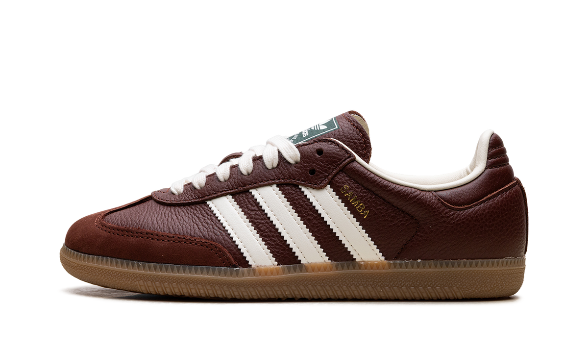 "Fox Brown/Off White/Gum" Samba OG JR0892 - product image from the listing.