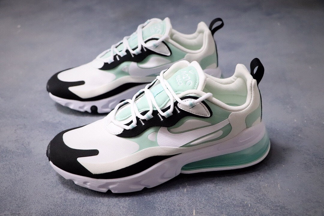 Nike Air Max 270 React Sneakers in White Mint CJ0619-012 - product image from the listing.