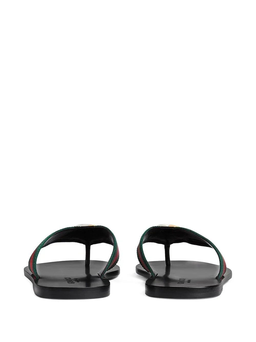 striped logo-embellished sandals by Gucci - product image from the listing.