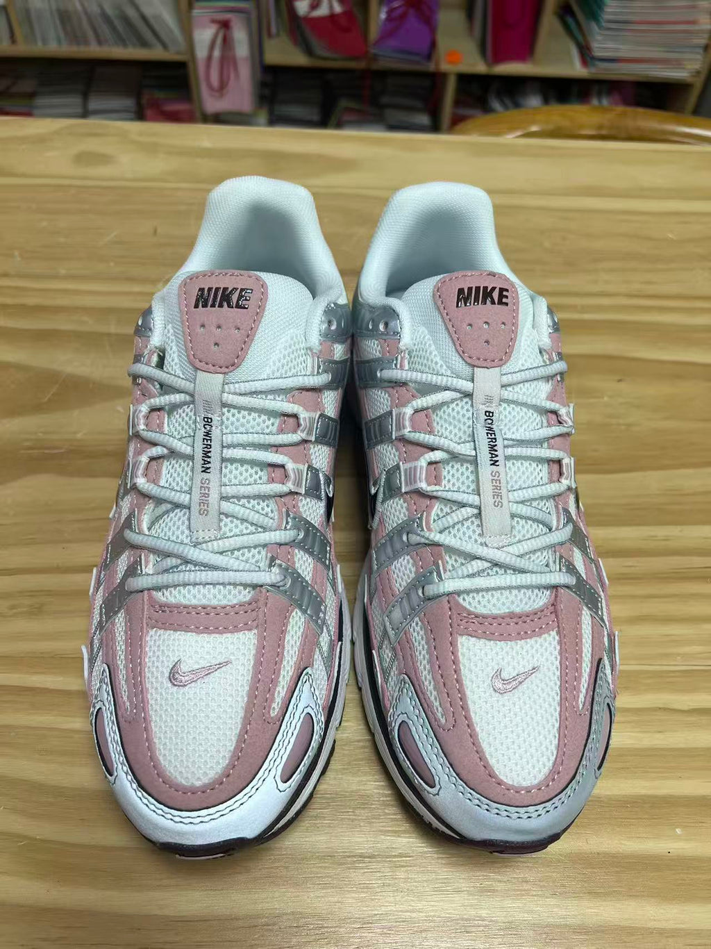 Nike P-6000 Sneakers in White Pink Grey IM6026-121 - product image from the listing.
