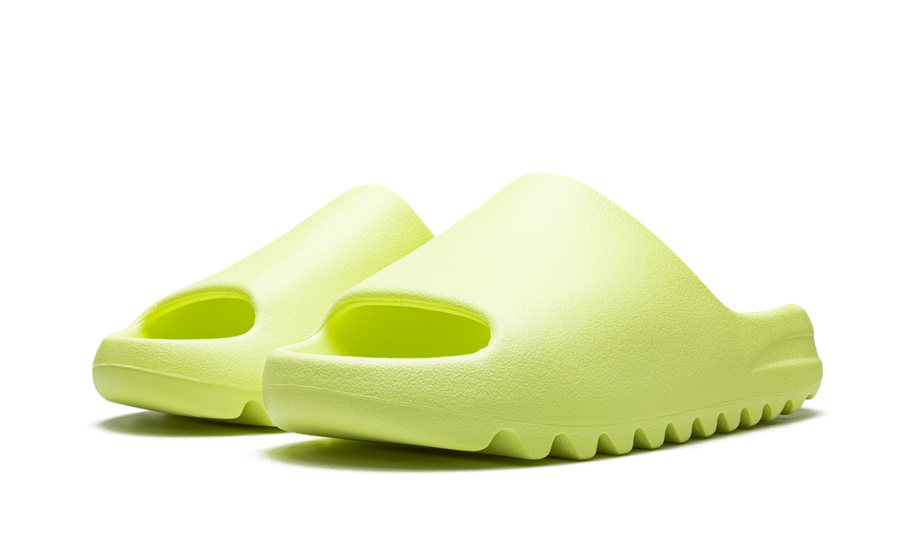 "Glow Green 2022" Yeezy Slide HQ6447 - product image from the listing.