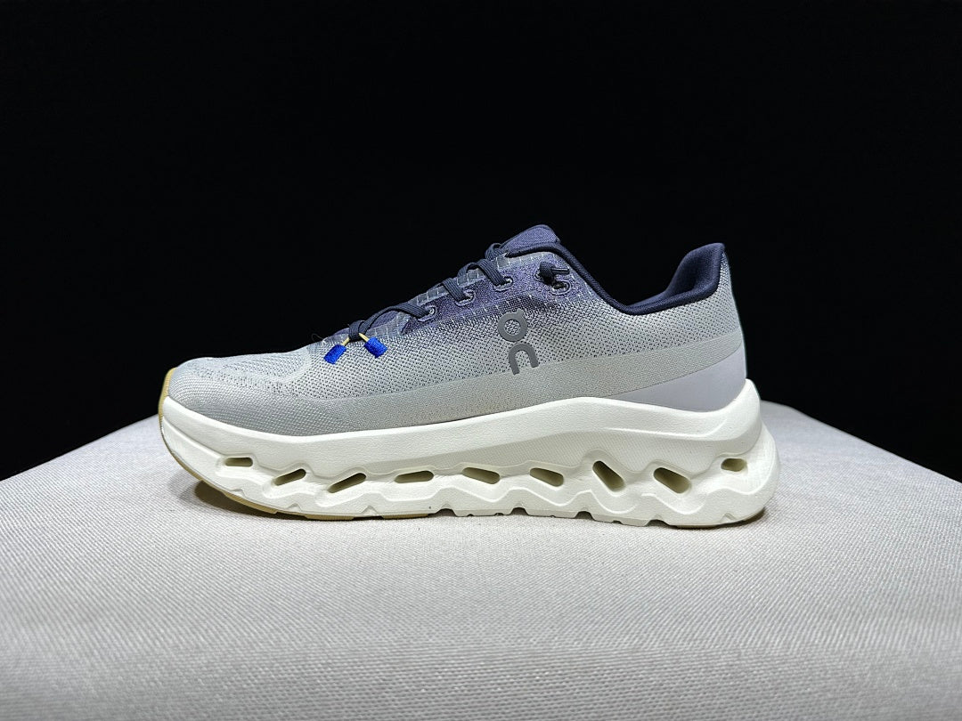 Light Gray and Ivory On Cloudtilt Sneakers - product image from the listing.