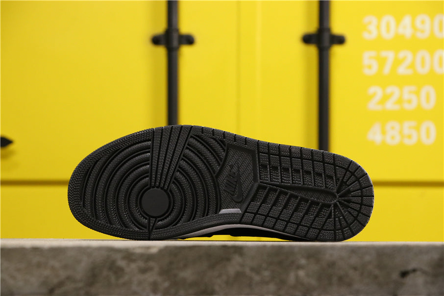 Air Jordan 1 High Shadow in Black Grey White 555088-013 - product image from the listing.