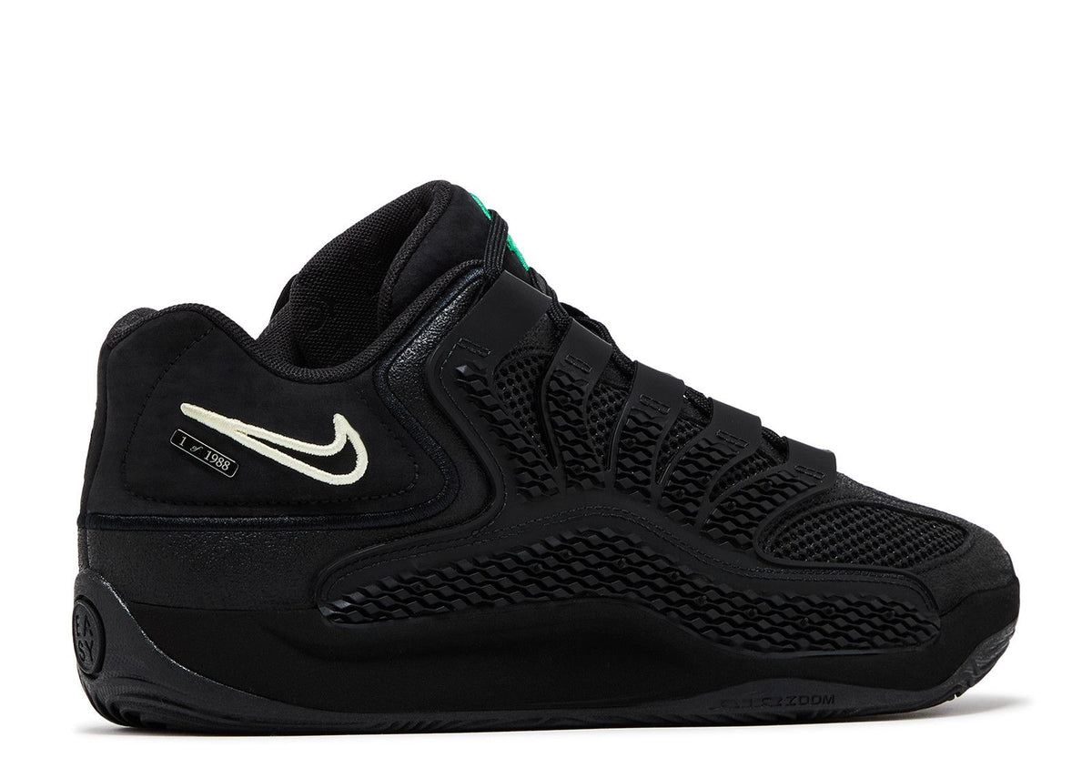 Nike KD 18 'Black Label Pack' Sneakers Black/Black/Coconut Milk for Men - product image from the listing.