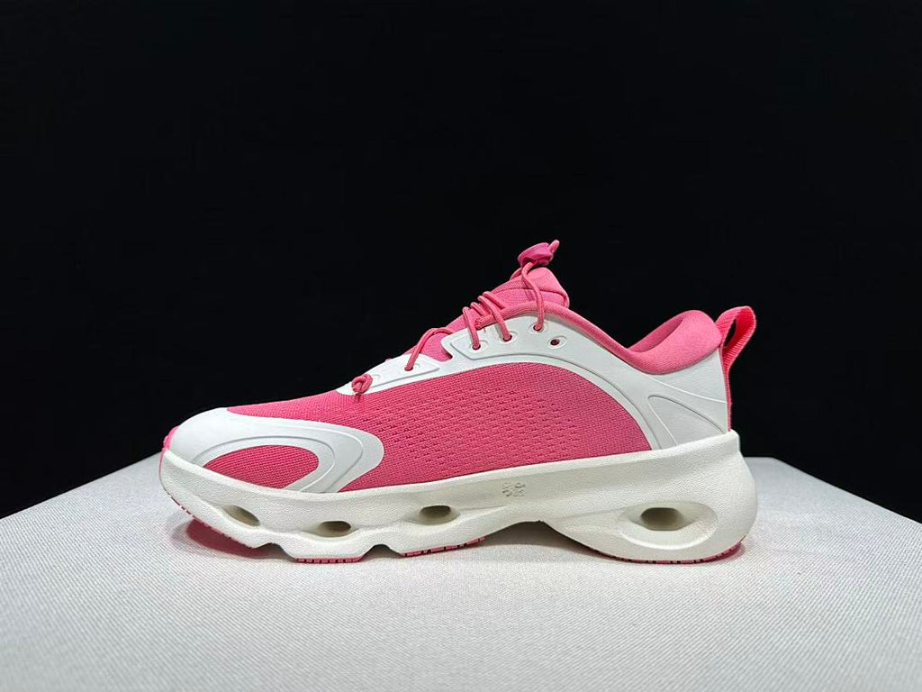 On x LOEWE Cloudventure 3.0 Sneakers in White Peach Red - product image from the listing.