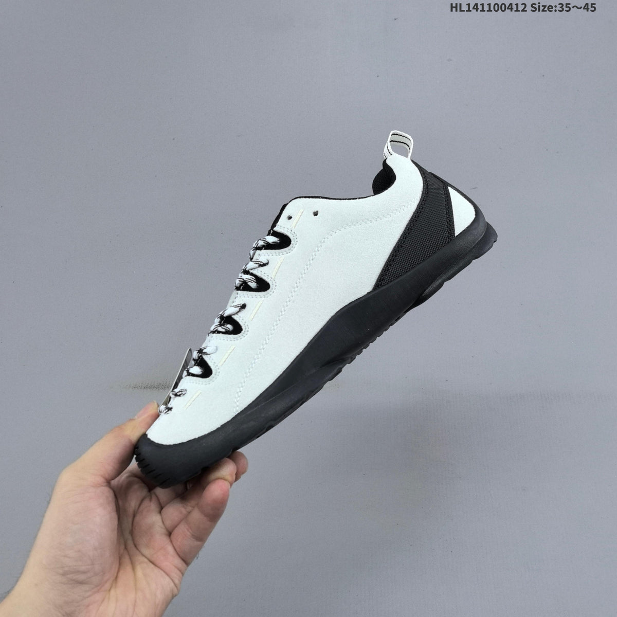 KEEN Jasper Low-Cut Outdoor Sneakers White Black 1022266 - product image from the listing.