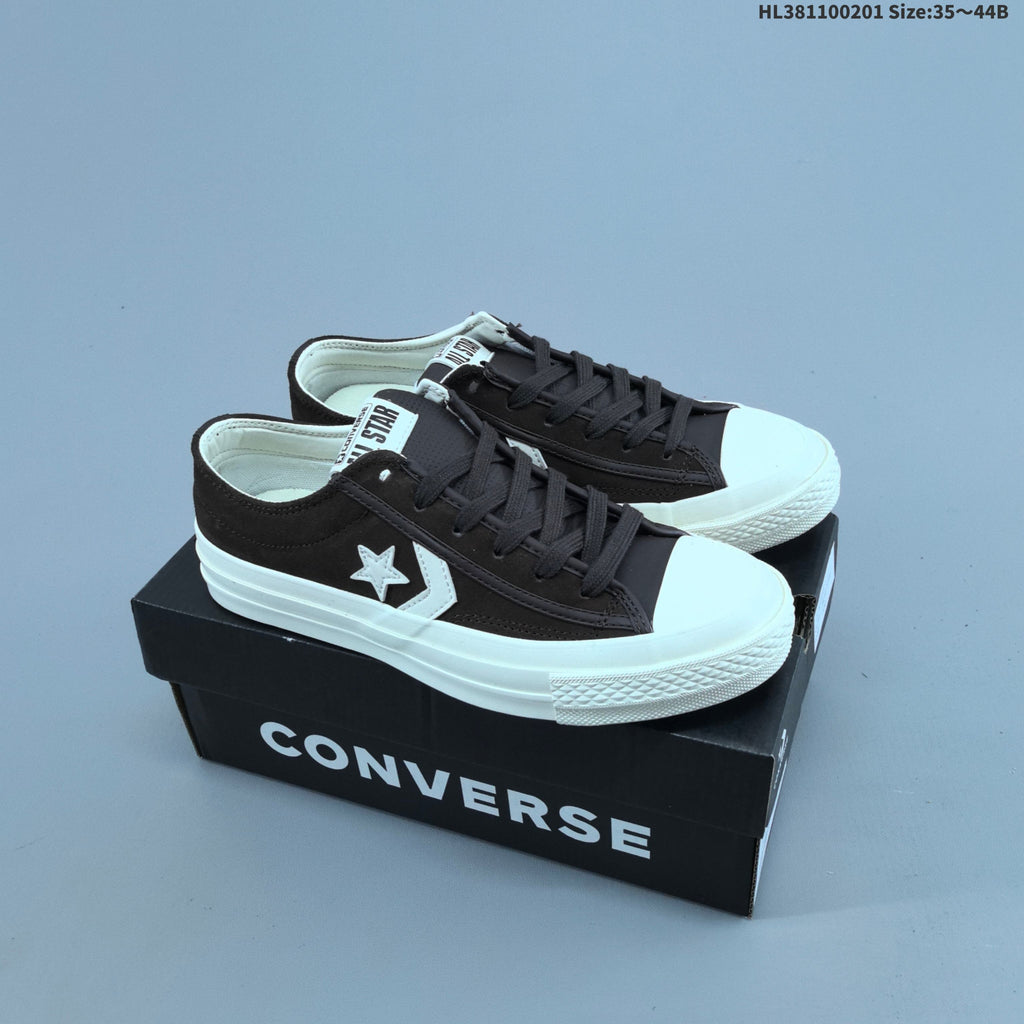 Black and White Converse One Star Low-Top Sneakers - product image from the listing.