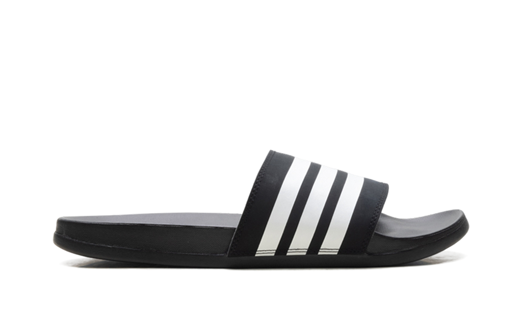 "Black" Adilette Comfort Slides JS4313 - product image from the listing.