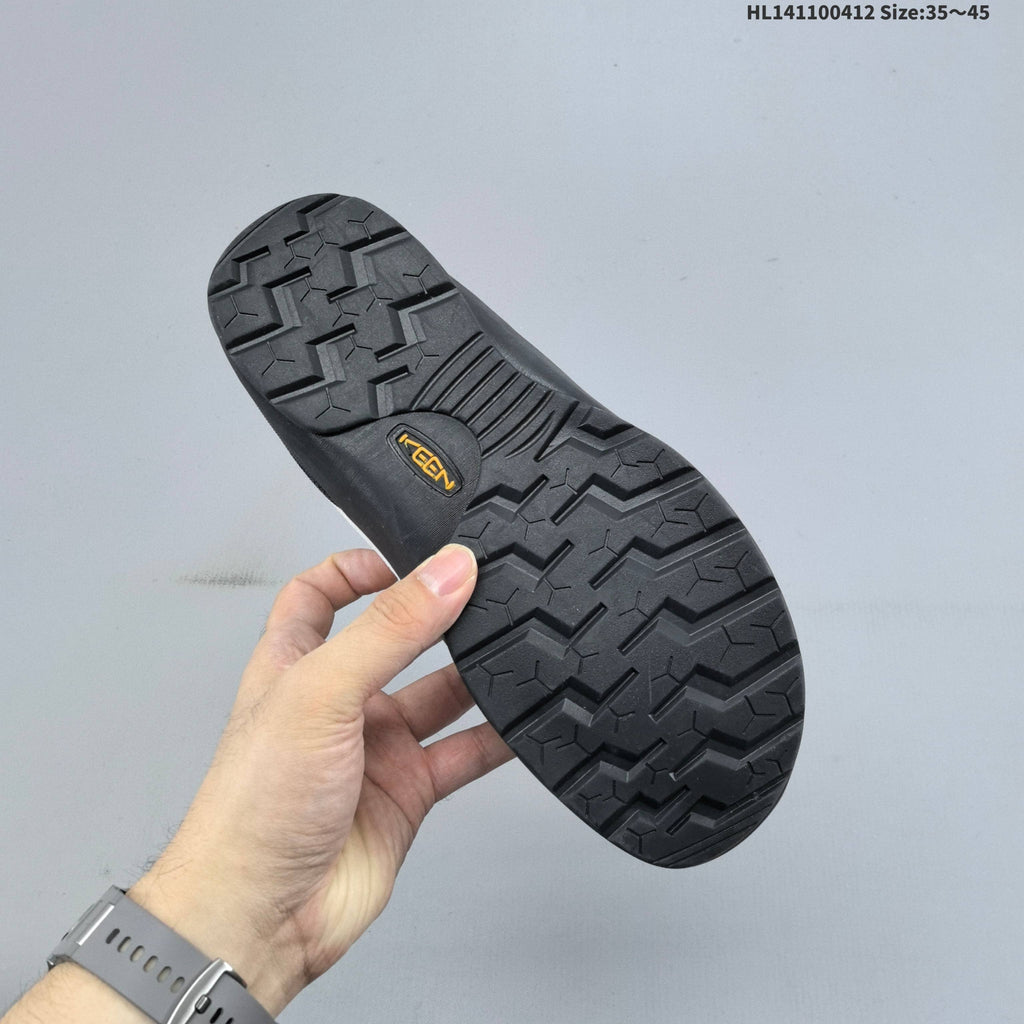 KEEN Jasper Low-Cut Outdoor Sneakers White Black 1022266 - product image from the listing.