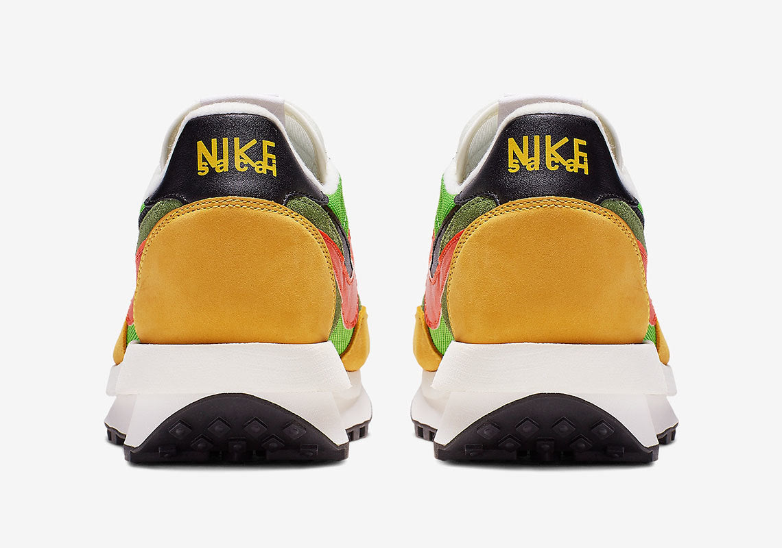 Nike x sacai LDV Waffle Sneakers in Green BV0073-300 - product image from the listing.