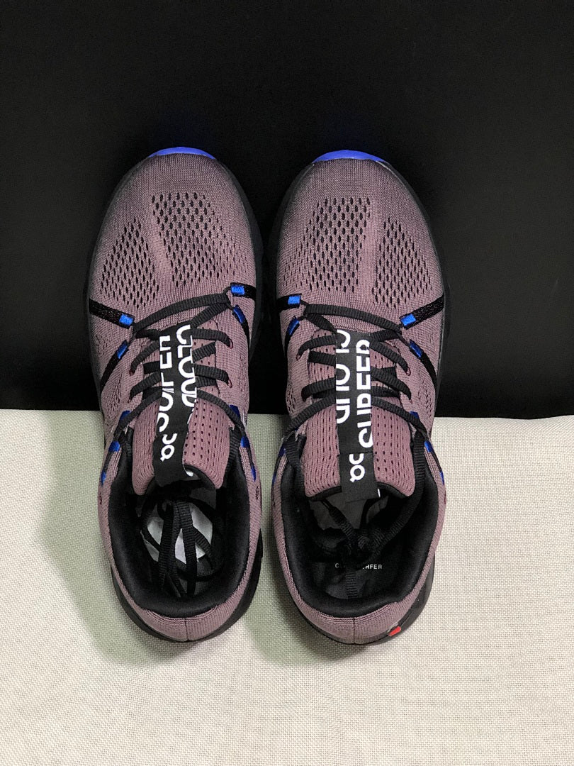 Charcoal and Blue On Cloudsurfer Running Shoes - product image from the listing.