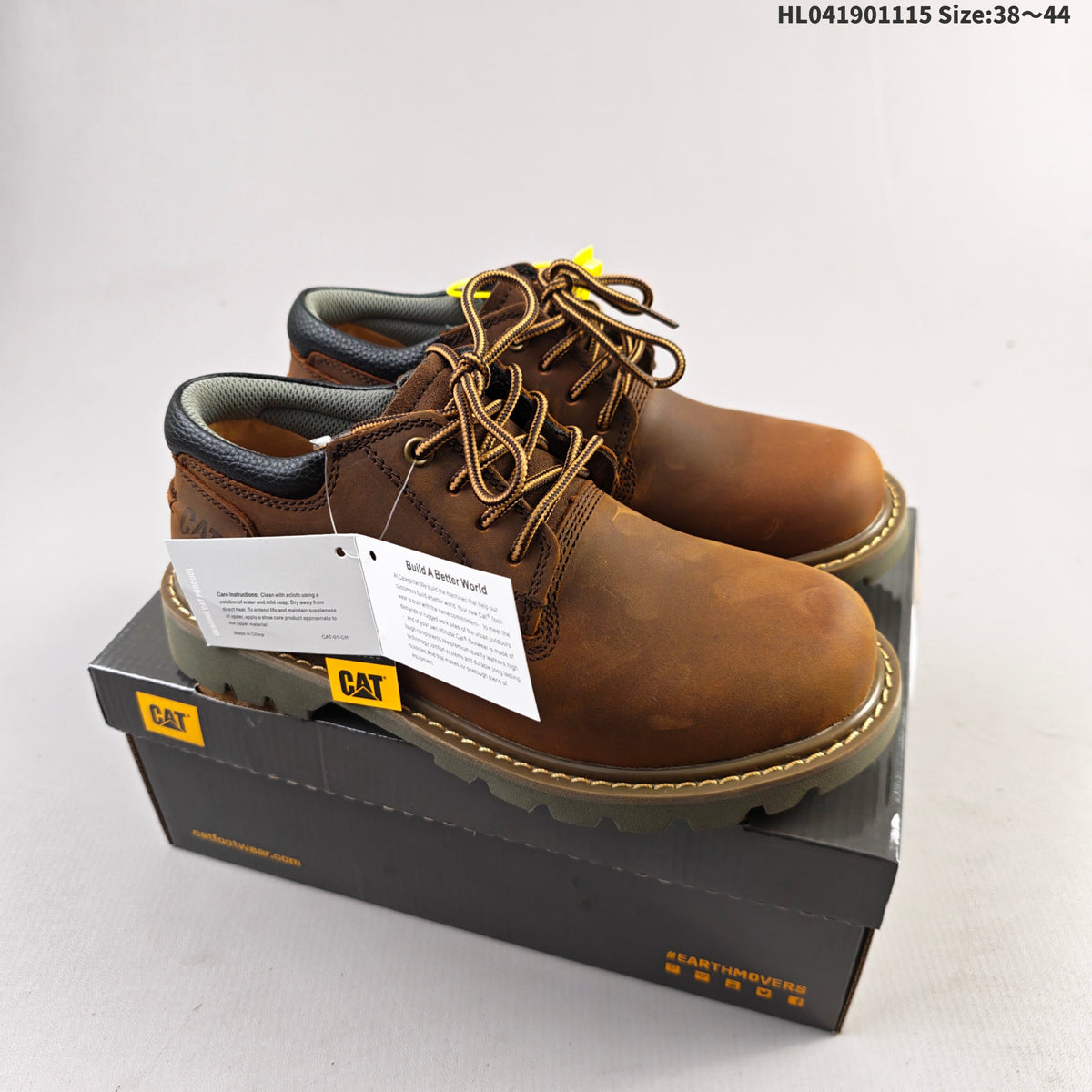 Low-Cut Lace-Up Casual Work Boots by CAT - product image from the listing.