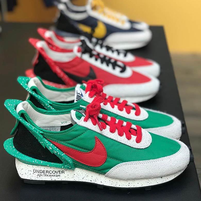 Nike Daybreak x UNDERCOVER Lucky Sneakers in Green CJ3295-300 - product image from the listing.