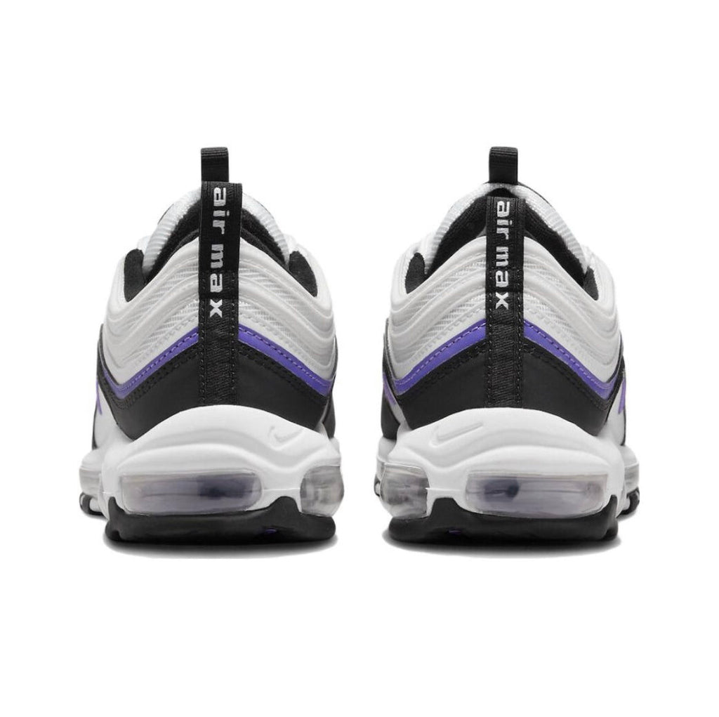 Nike Air Max 97 Sneakers in Black White Purple 921826-109 - product image from the listing.