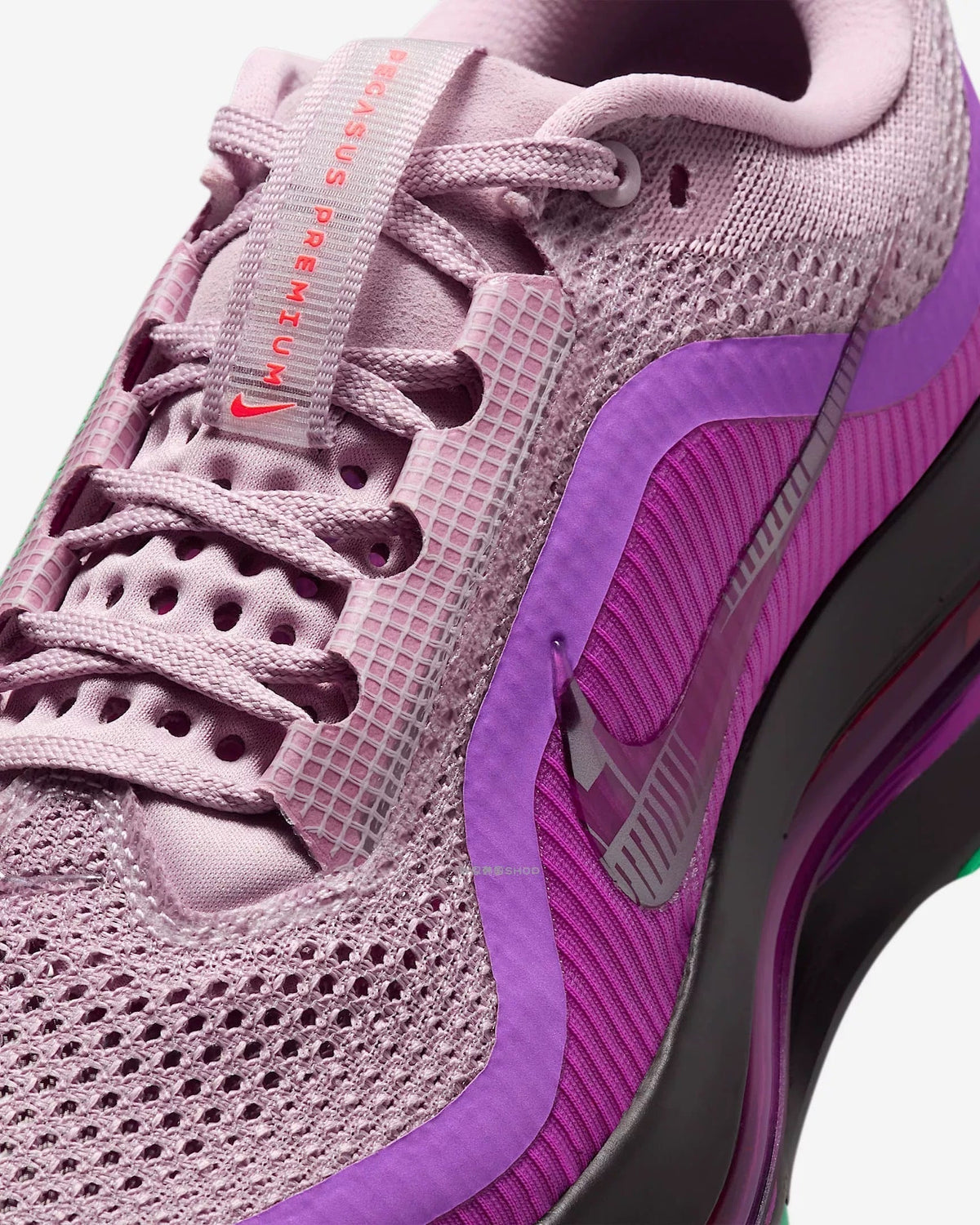 Nike Pegasus Premium Running Shoes in Pink Purple II0602-500 - product image from the listing.
