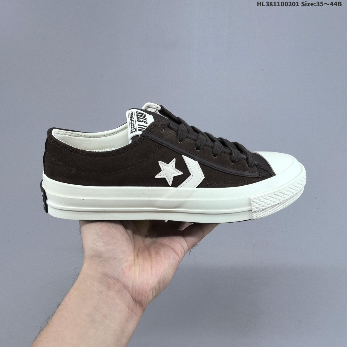 Black and White Converse One Star Low-Top Sneakers - product image from the listing.