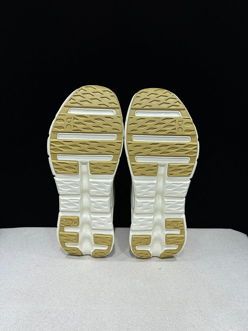 Light Gray and Ivory On Cloudtilt Sneakers - product image from the listing.
