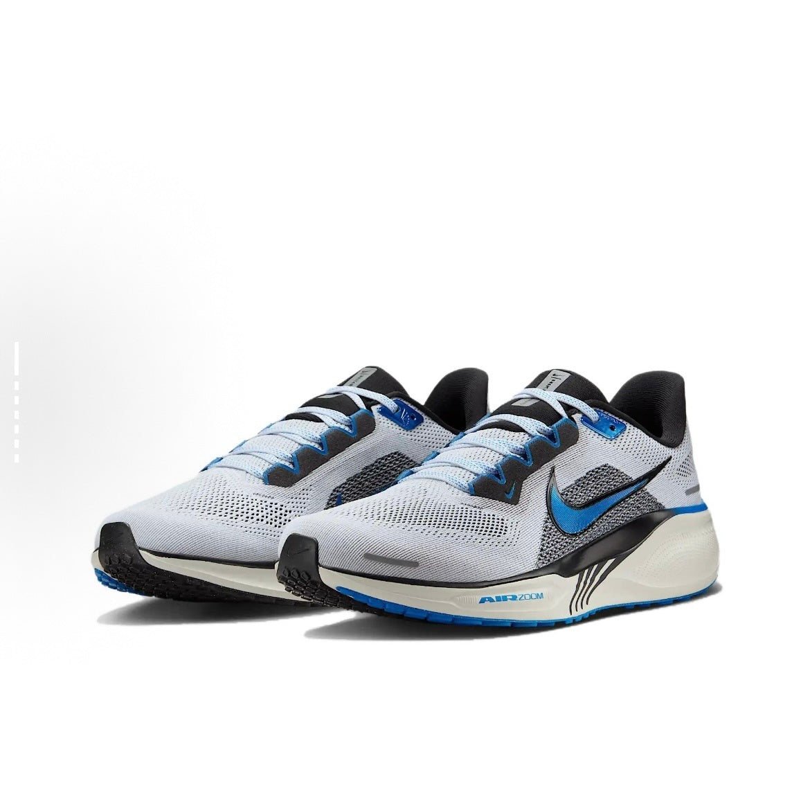 Nike Pegasus 41 Running Shoes in White Blue HV5218-100 - product image from the listing.