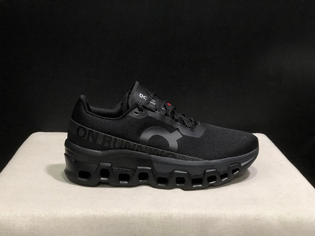 On Cloudmonster 2 Running Shoes in Black - product image from the listing.