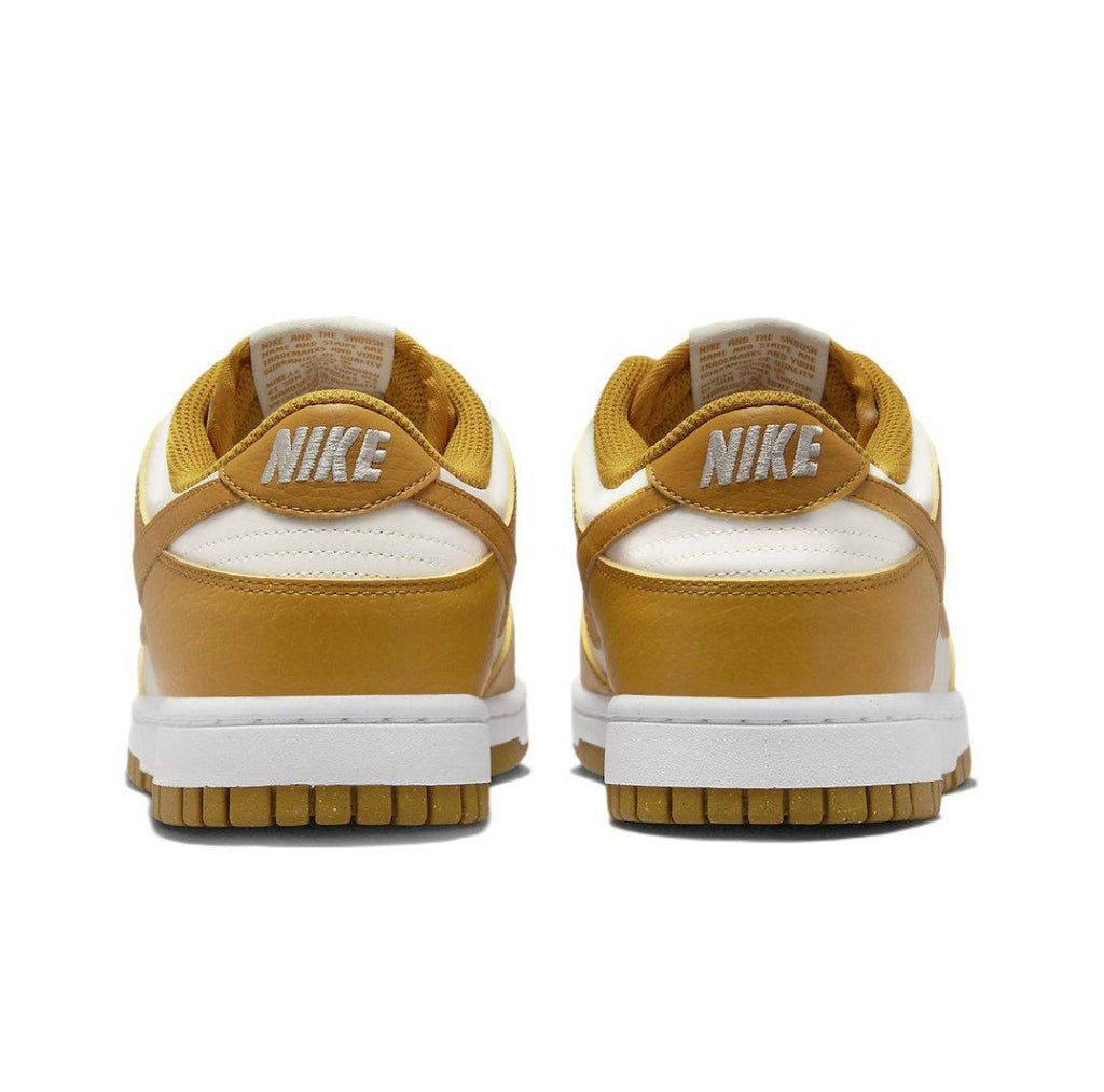 Nike Dunk Low Next Nature Sneakers in White and Brown DN1431-001 - product image from the listing.