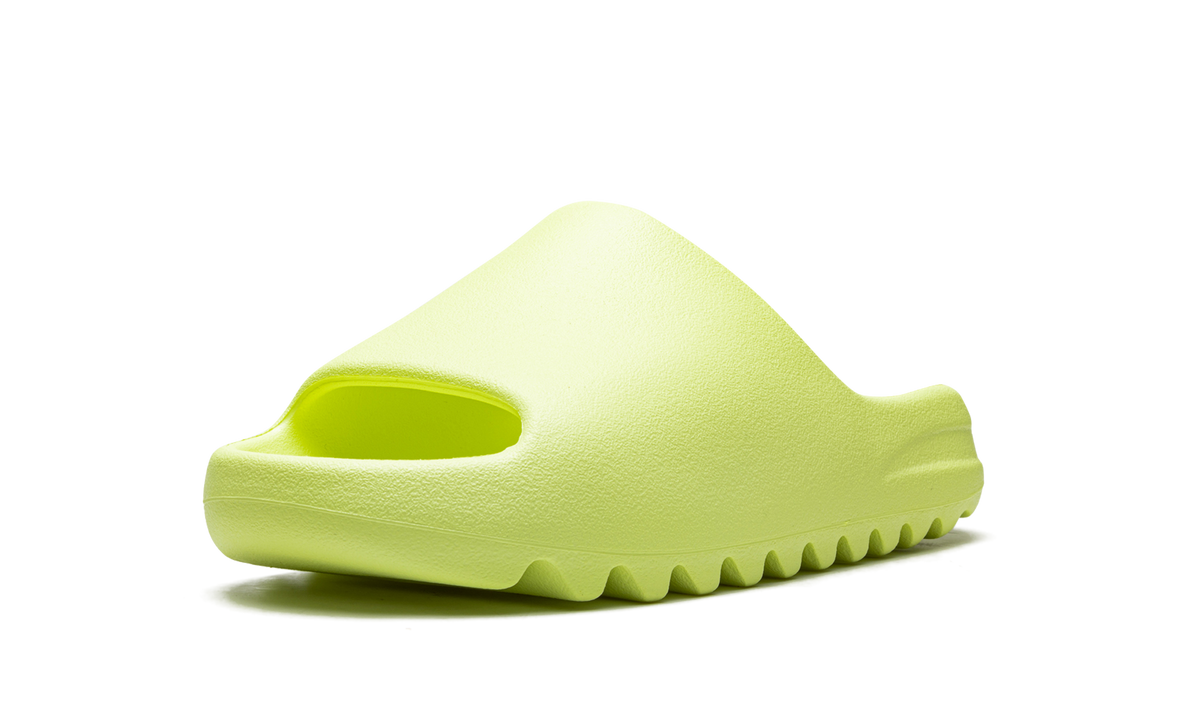 "Glow Green 2022" Yeezy Slide HQ6447 - product image from the listing.
