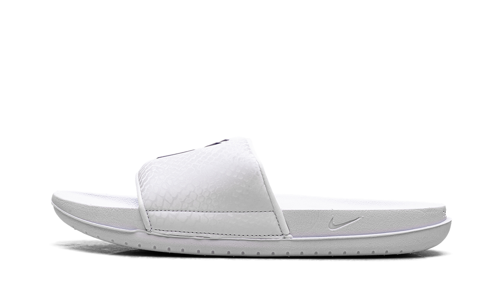 "Kobe - White / Court Purple" Offcourt Slide IF2870 101 - product image from the listing.