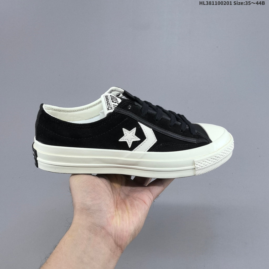 Black and White Converse One Star Low-Top Sneakers - product image from the listing.