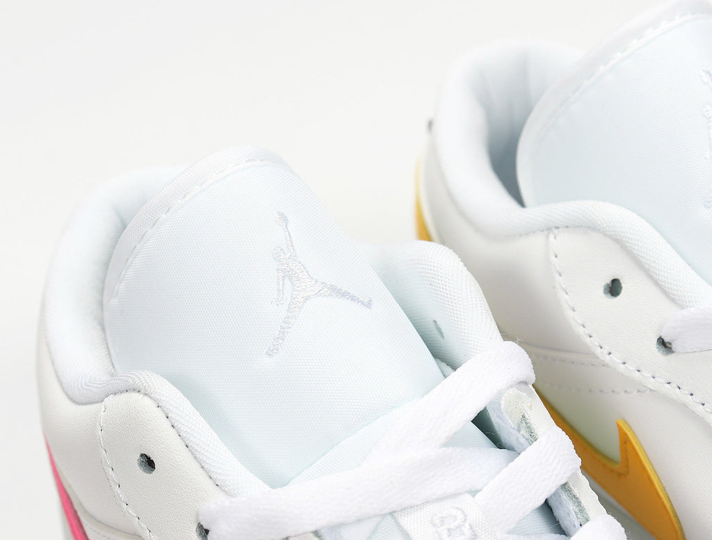 White Multicolor CW7035-100 Sneakers - Nike Air Jordan 1 Low - product image from the listing.