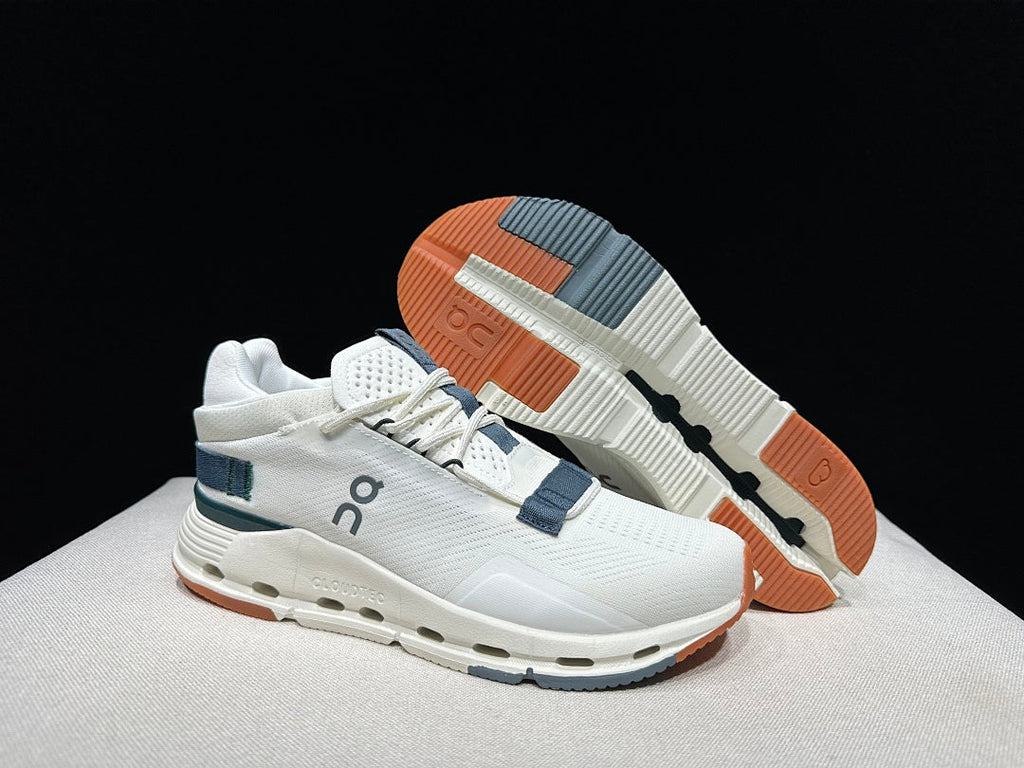 Ivory and Olive On Cloudnova 2 Sneakers - product image from the listing.