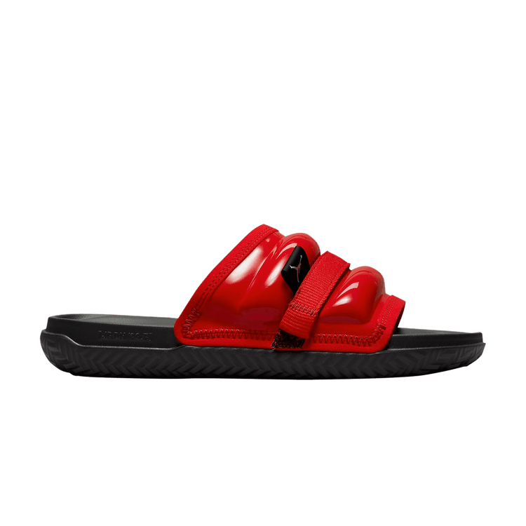 Jordan Super Play Slides Patent in Red - product image from the listing.