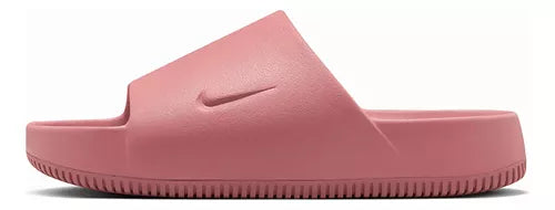 Women's Nike Calm Slides - Canyon Pink / Canyon Pink / Canyon Pink - product image from the listing.