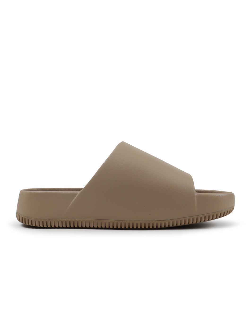 Men's Nike Calm Slide - Khaki - product image from the listing.