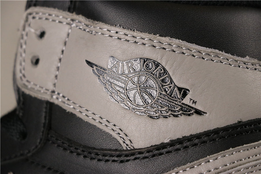 Air Jordan 1 High Shadow in Black Grey White 555088-013 - product image from the listing.