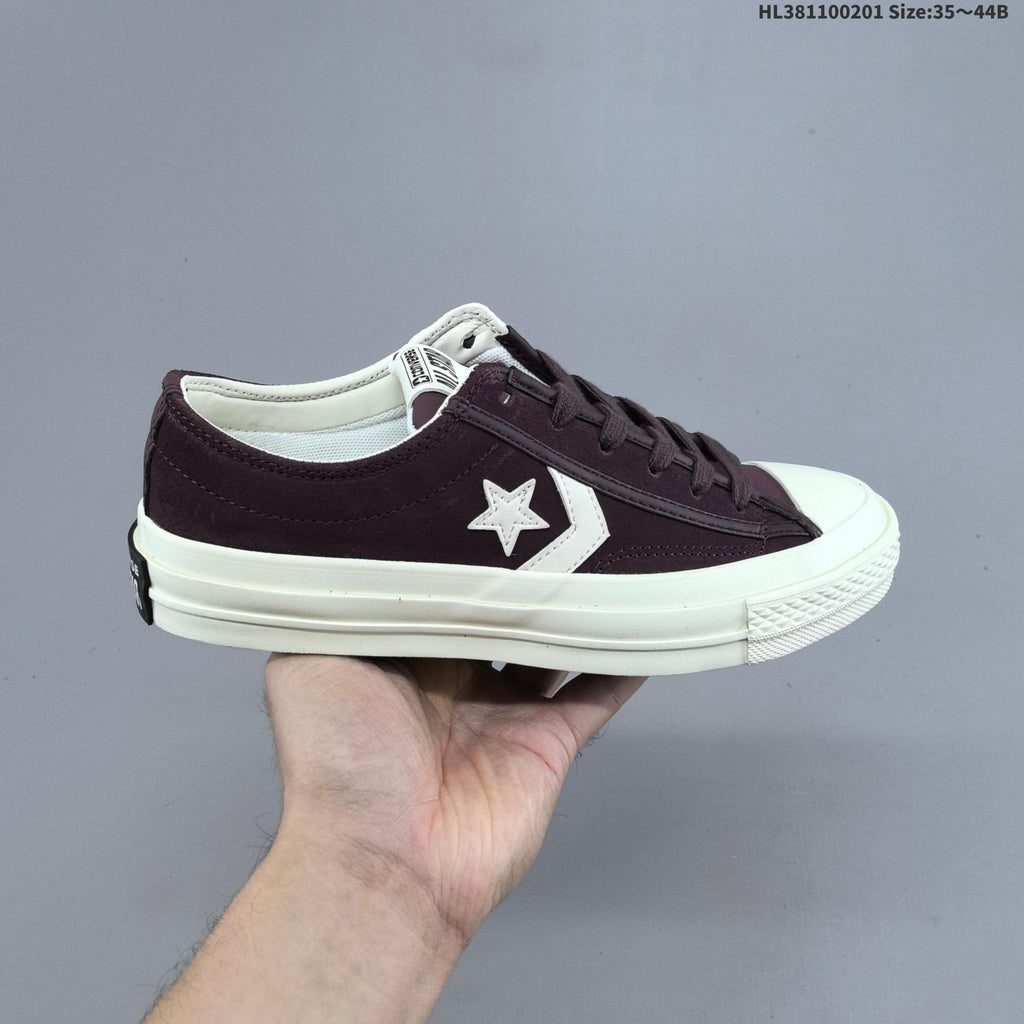 Black and White Converse One Star Low-Top Sneakers - product image from the listing.