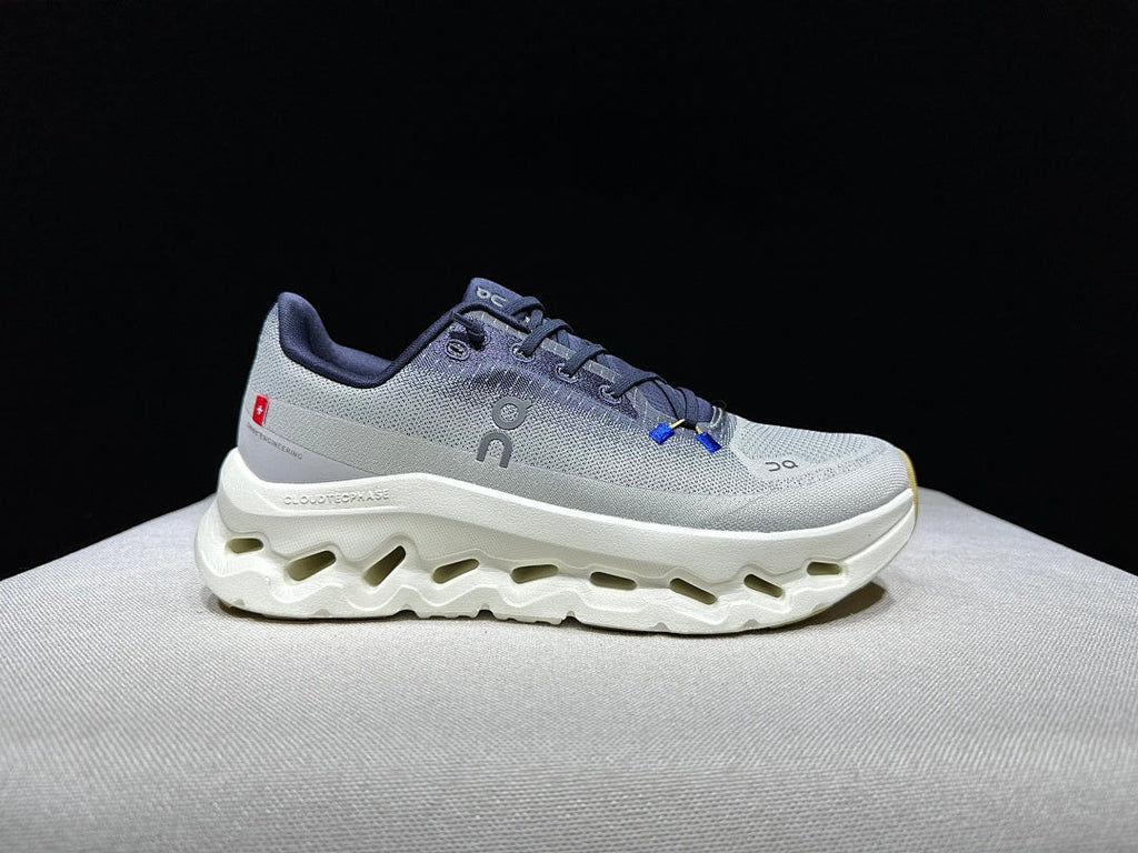 Light Gray and Ivory On Cloudtilt Sneakers - product image from the listing.