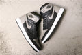 Air Jordan 1 High Shadow in Black Grey White 555088-013 - product image from the listing.