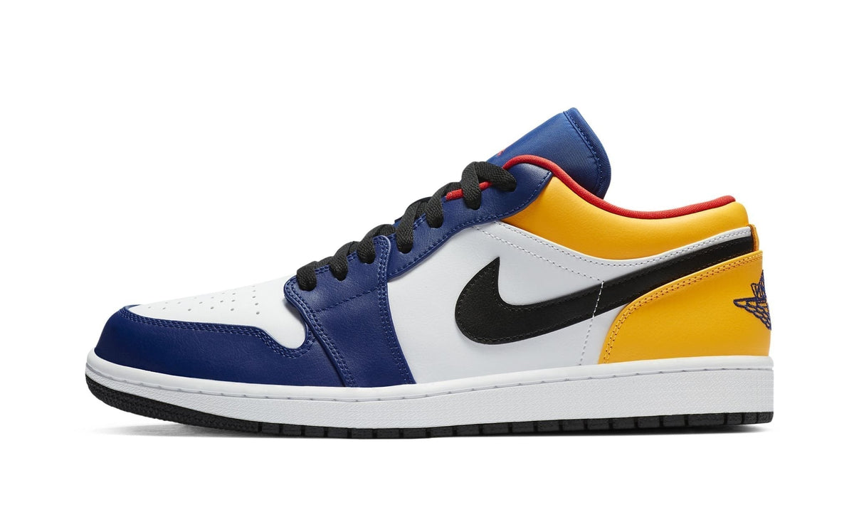 "Deep Royal / Yellow" Air Jordan 1 Low - product image from the listing.