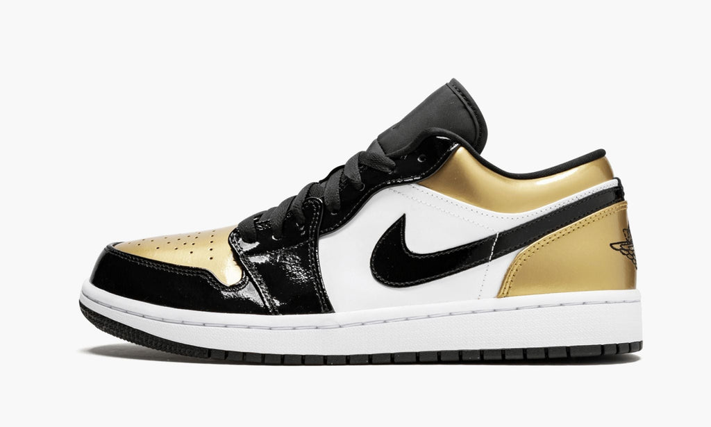 "Gold Toe" Air Jordan 1 Low - product image from the listing.
