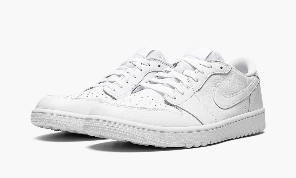 "Triple White" Air Jordan 1 Low Golf - product image from the listing.
