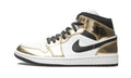 "Metallic Gold" Air Jordan 1 Mid SE - product image from the listing.