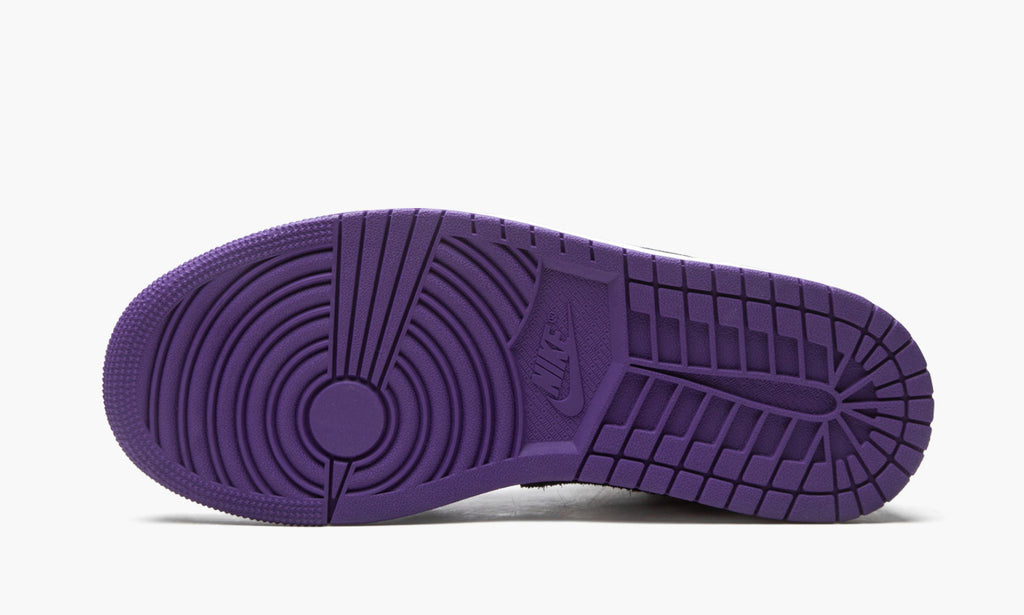 Air Jordan 1 Mid SE Court in Purple Suede - product image from the listing.