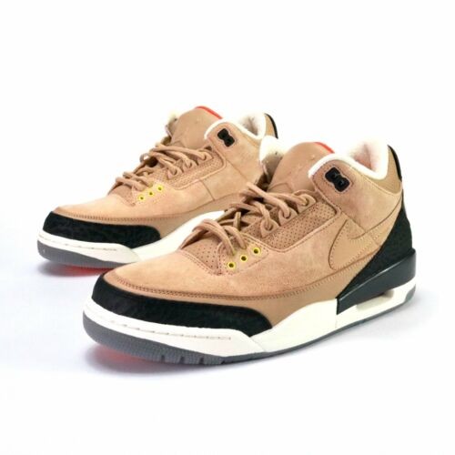 Air Jordan 3 JTH Bio in Beige Suede - product image from the listing.
