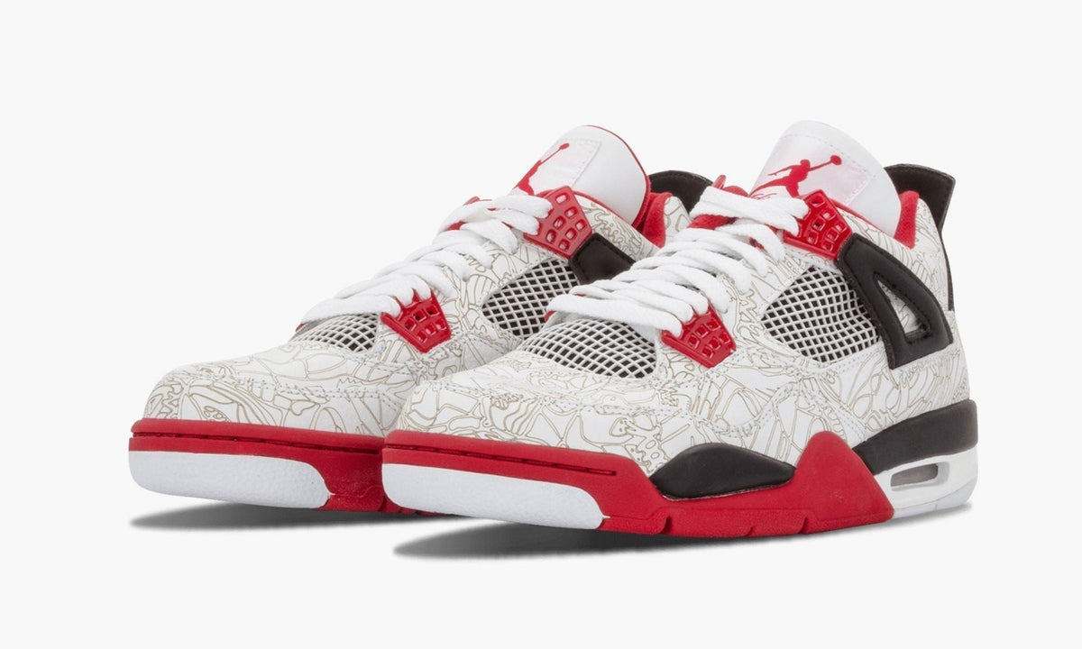 "Laser" Air Jordan 4 Retro - product image from the listing.