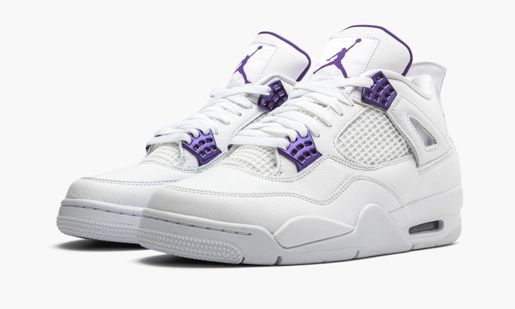"Metallic Pack - Purple" Air Jordan 4 Retro - product image from the listing.