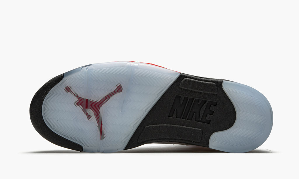 "Fire Red Silver Tongue 2020" Air Jordan 5 Retro - product image from the listing.