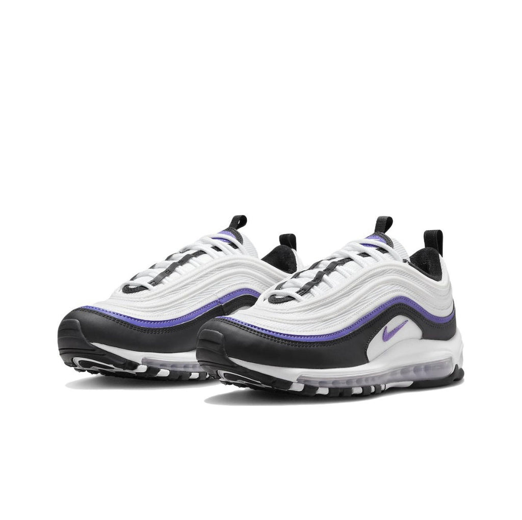 Nike Air Max 97 Sneakers in Black White Purple 921826-109 - product image from the listing.