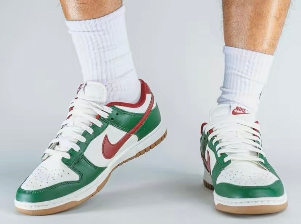 Nike Dunk Low Gorge Sneakers in Green FB7160-161 - product image from the listing.