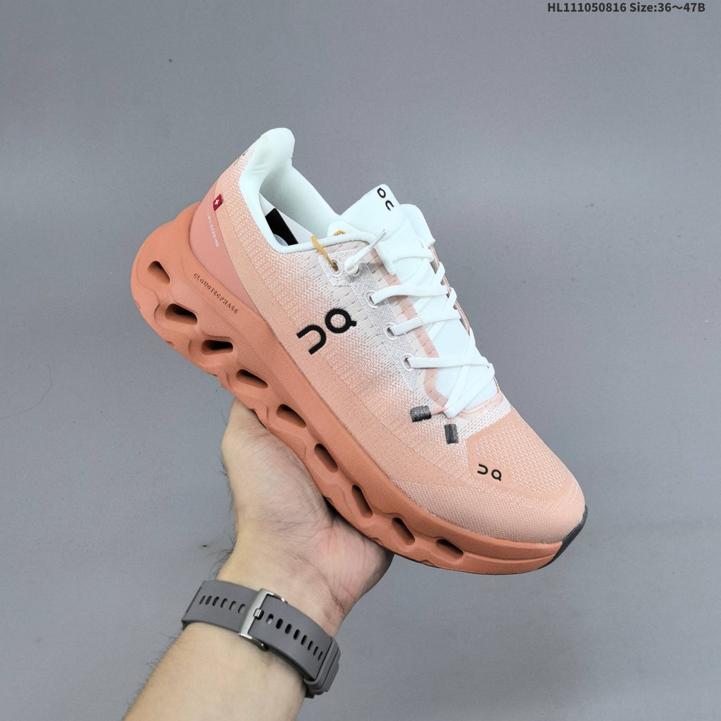 On Cloudtilt Sneakers in Black and White or in Peach - product image from the listing.